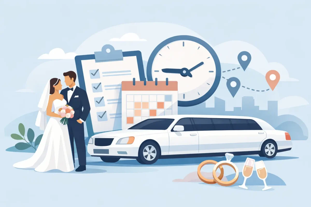 How to Plan a Wedding Limo Timeline That Works