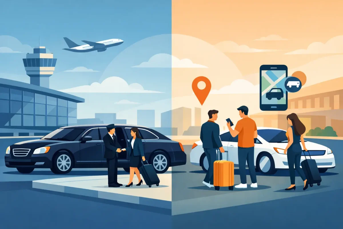 Limo vs Rideshare Airport: Which Is Better?