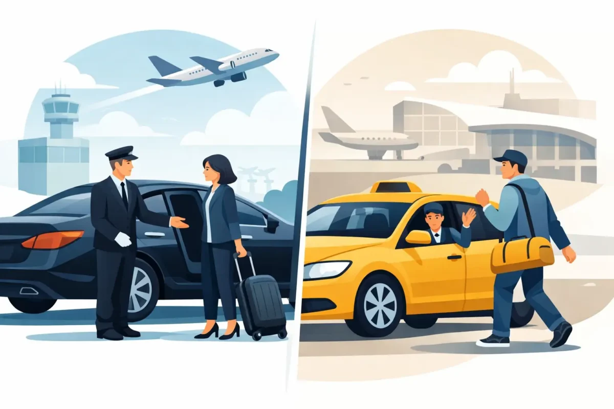 Chauffeur Service vs Taxi for Airport Travel