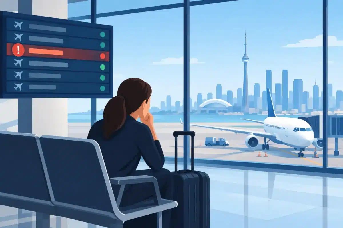 A Flight Disruption Example for GTA Travellers