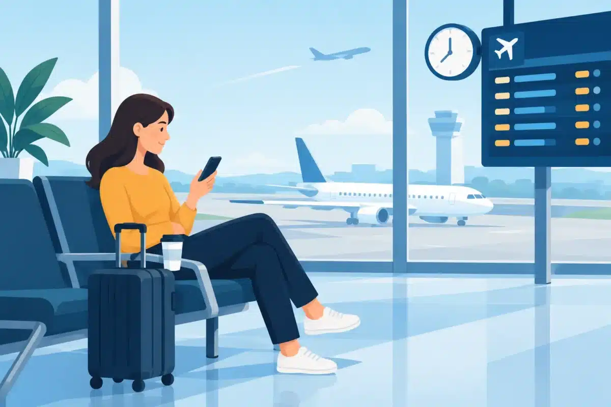 How to Manage Flight Delays Without Losing Time